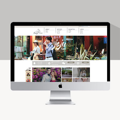 韩风素雅摄影工作室网站模板