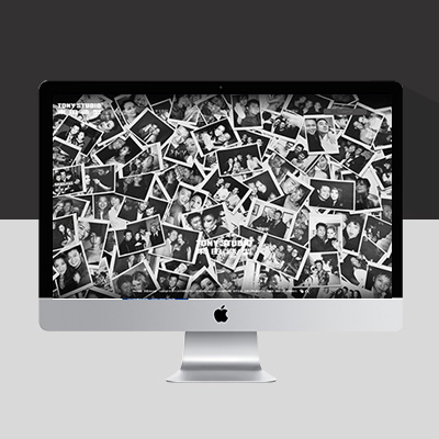 黑色酷炫化妆培训网站模板