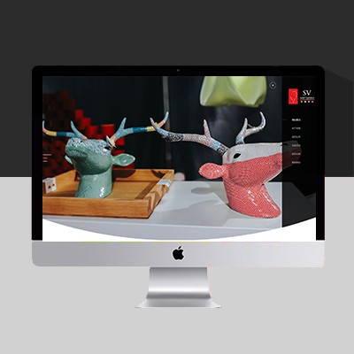 艺术设计类网站模板